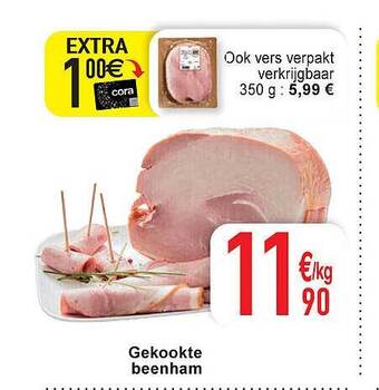 Cora Gekookte beenham aanbieding