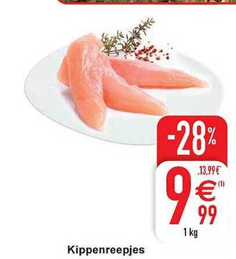 Cora Kippenreepjes aanbieding