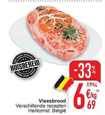 Cora Vleesbrood aanbieding
