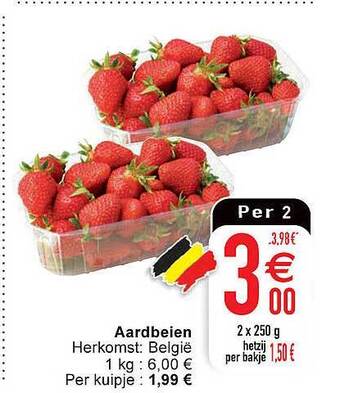 Cora Aardbeien aanbieding