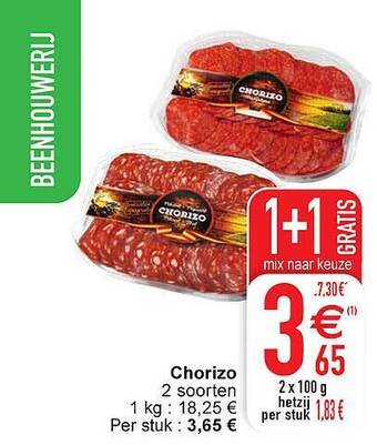 Cora Chorizo aanbieding