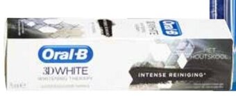 Colruyt Oral-B Tandpasta 3D-White Met houtskool 75 ml aanbieding