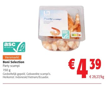 Colruyt Boni Selection Party scampi 150 g aanbieding