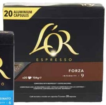 Colruyt L'Or Espresso Forza 9 20 stuks aanbieding