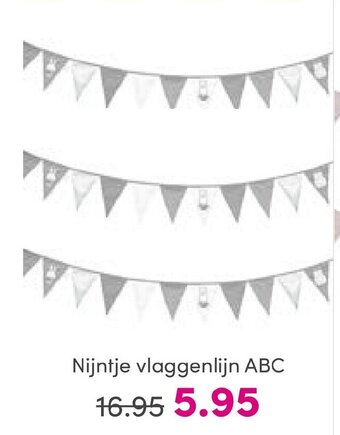 Baby & Tiener Nijntje Vlaggenlijn ABC aanbieding