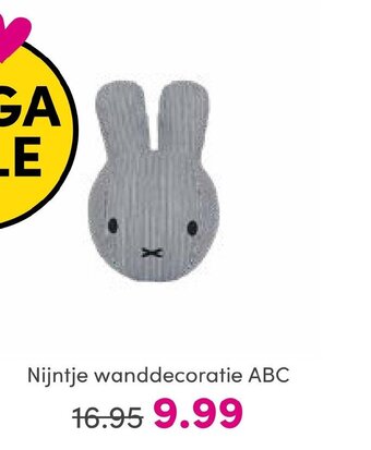 Nijntje Wanddecoratie ABC