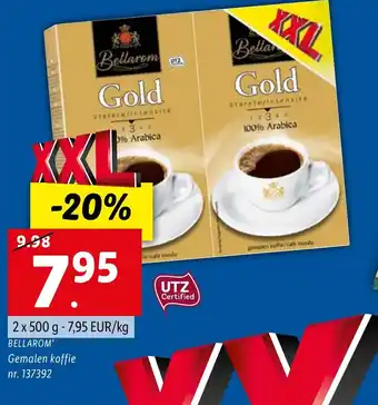 Lidl Gemalen koffie 2 x 500g aanbieding
