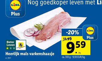 Heerlijk mals varkenshaasje 333g