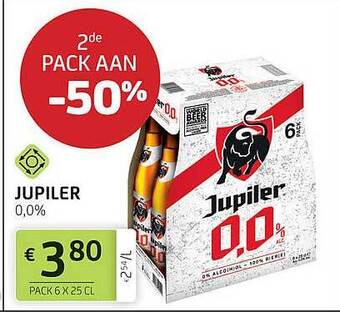 BelBev Jupiler 0,0% aanbieding
