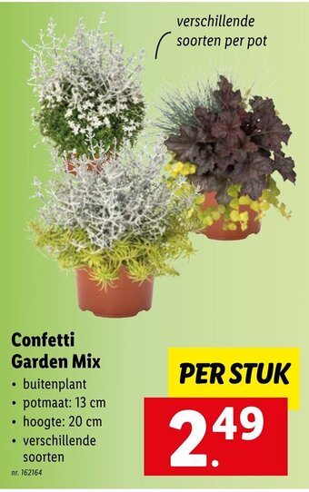 Confetti garden mix