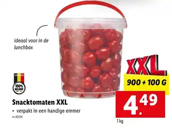Lidl Snacktomaten XXL 900 + 100g aanbieding
