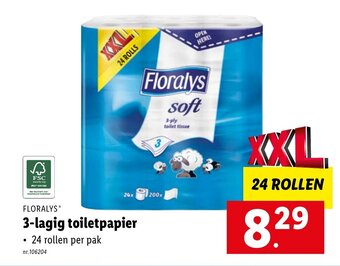 Lidl 3-lagig Toiletpapier aanbieding