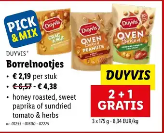 Duyvis Borrelnootjes 3 x 175 g