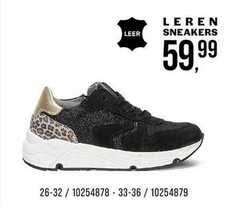 Bristol Leren sneakers aanbieding