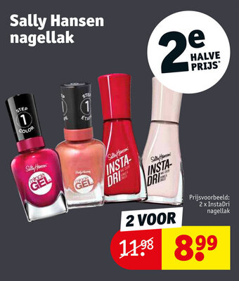 Kruidvat Sally Hansen Nagellak 2 voor aanbieding