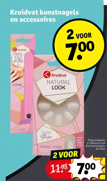 Kruidvat Kruidvat Kunstnagels en accessoires 2 voor aanbieding