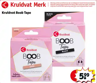 Kruidvat Kruidvat Boob Tape Sand/Black aanbieding