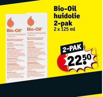 Kruidvat Bio-Oil huidolie 2-pak, 2 x 125 ml aanbieding
