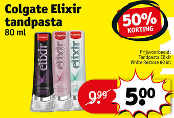 Kruidvat Colgate elixir tandpasta white restore 80ML aanbieding