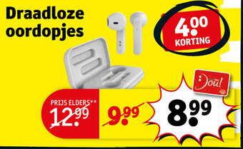 Kruidvat Draadloze oordopjes aanbieding