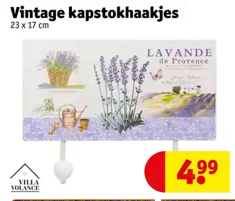 Vintage kapstokhaakjes 23x17CM