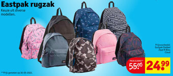 Kruidvat Eastpak rugzak aanbieding