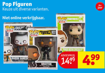 Kruidvat Pop figuren aanbieding