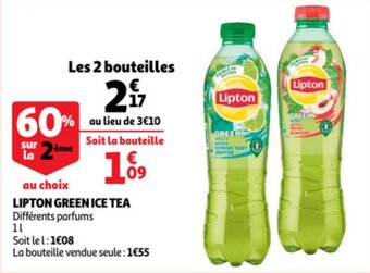 Auchan Lipton Green Ice Tea aanbieding