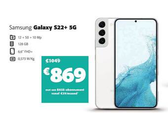 Base Samsung galaxy s22+ 5g aanbieding