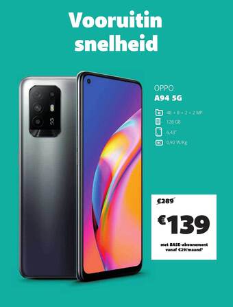Base Oppo a94 5g aanbieding