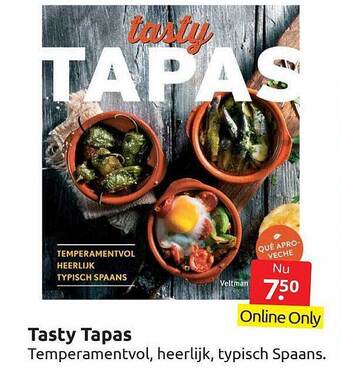 Boekenvoordeel Tasty tapas aanbieding