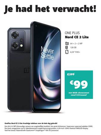Base One plus nord ce 2 lite aanbieding