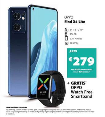Base Oppo find x5 lite aanbieding