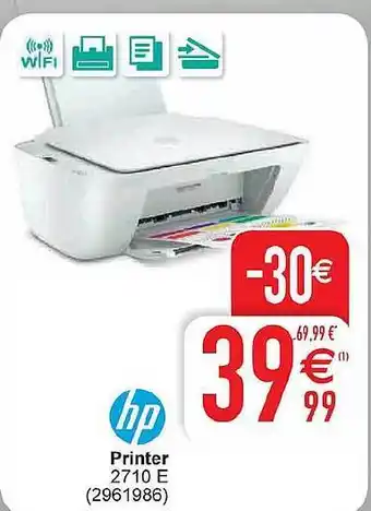 Cora Hp printer 2710 e aanbieding