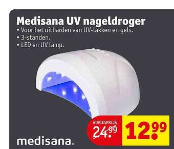 Kruidvat Medisana uv nageldroger aanbieding