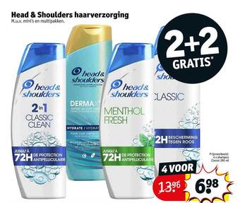 Kruidvat Head & shoulders haarverzorging aanbieding