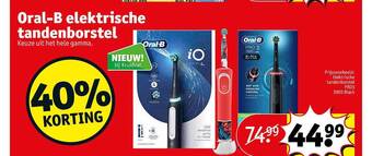 Kruidvat Oralb elektrische tandenborstel aanbieding