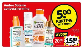 Kruidvat Ambre solaire zonbescherming aanbieding