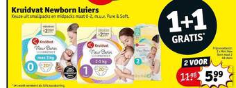 Kruidvat Kruidvat newborn luiers aanbieding