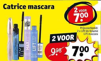 Kruidvat Catrice mascara aanbieding