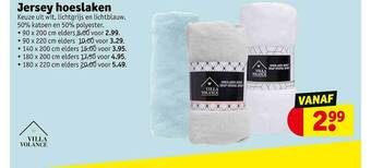 Kruidvat Jersey hoeslaken aanbieding