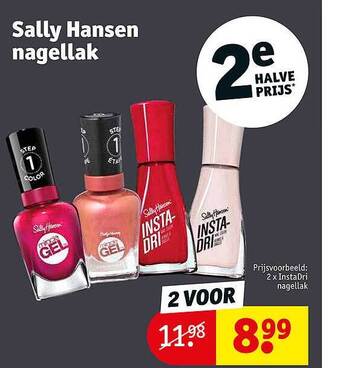 Kruidvat Sally hansen nagellak aanbieding