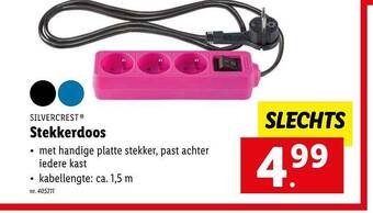 Lidl Stekkerdoos aanbieding