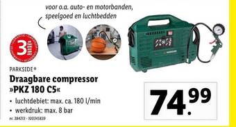 Lidl Draagbare compressor aanbieding