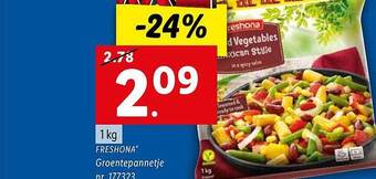 Lidl Freshona groentepannetje aanbieding