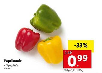 Lidl Paprikamix aanbieding