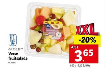 Lidl Verse fruitsalade aanbieding