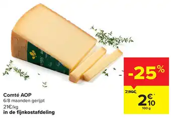 Carrefour Comte AOP 100g aanbieding