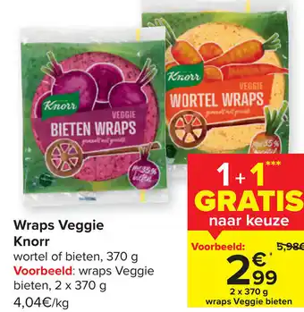 Knorr Wraps Veggie