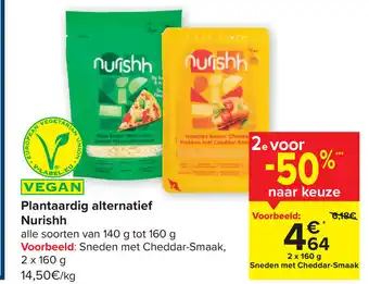 Carrefour Nurishh Plantaardig Alternatief aanbieding